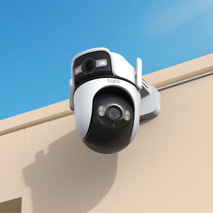 Koleksion i kamerave TP-Link Tapo WiFi dhe IP për shtëpi dhe biznese. Kamera Full HD, 2K dhe 4K me AI Motion Detection, Auto Tracking, Night Vision, audio dyanshme dhe monitorim nga telefoni. Produkte origjinale TP-Link Tapo nga AlbaStore Shqipëri.