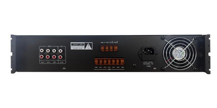 Amplifikator Audio Analog Hikvision 120W me 6 Zona, Bluetooth, USB dhe Kartë SD DS-QAE0A120G1-VB6