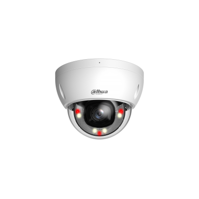 Kamerë Sigurie IP 8MP Dahua IPC-HDBW2849E-S-IL WizSense Dome 4K me mikrofon, Smart Dual Light IR dhe LED 30m, pamje me ngjyra natën, AI SMD Plus, WDR 120dB, PoE, microSD 256GB dhe mbrojtje IP67 IK10.