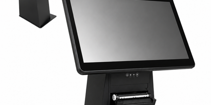 ALL IN ONE Kasë POS me ekran me prekje SmartCube S583, procesor Intel Core i5, 8GB RAM, 128GB SSD dhe printer termik 80 mm të integruar, ideale për markete, supermarkete, restorante, bare, farmaci dhe biznese në Shqipëri.