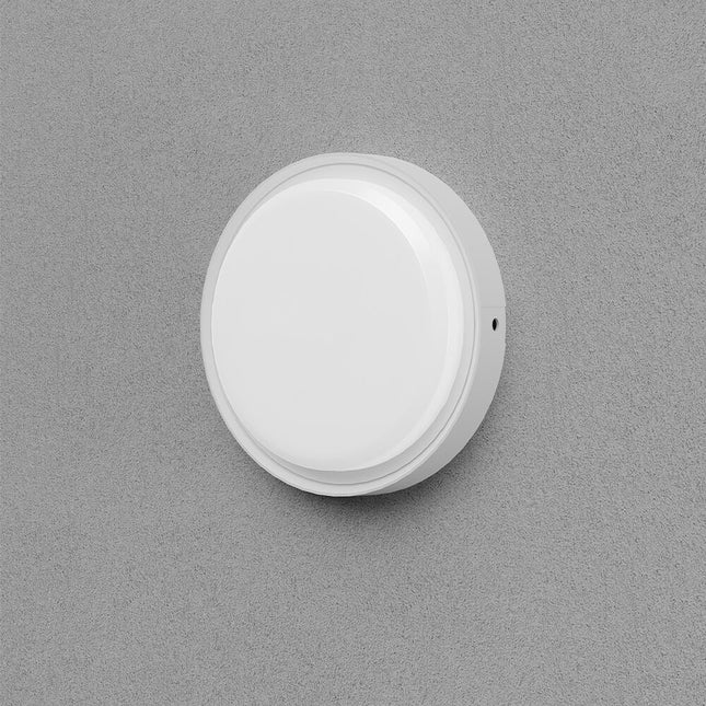 Braytron BC18-00780 LED Bulkhead 18W IP65 White, Ø222mm 2020lm 3CCT, panel ndriçimi i jashtëm për ambiente rezidenciale dhe komerciale në Shqipëri.