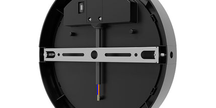 Braytron BC18-00781 LED Bulkhead 18W IP65 Black, Ø222mm 2020lm 3CCT, ndriçim i jashtëm rezistent ndaj ujit për mure dhe korridore në Shqipëri.”