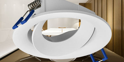 Braytron BH03-04120 spotlight GU10 i bardhë, alumini IP20 recessed, ndriçim i brendshëm modern për shtëpi dhe biznese në Shqipëri.