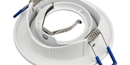 Braytron BH03-04120 spotlight GU10 i bardhë, alumini IP20 recessed, ndriçim i brendshëm modern për shtëpi dhe biznese në Shqipëri.