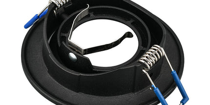 Braytron BH03-04121 spotlight GU10 i zi, alumini IP20 recessed, spot tavanor për ndriçim të brendshëm modern në Shqipëri.