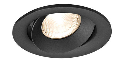 Braytron BH03-04121 spotlight GU10 i zi, alumini IP20 recessed, spot tavanor për ndriçim të brendshëm modern në Shqipëri.