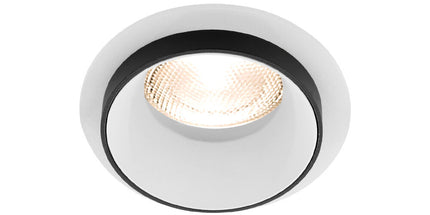 Braytron BH03-06043 spotlight GU10 alumini bardhë/zi për ndriçim të brendshëm në Shqipëri