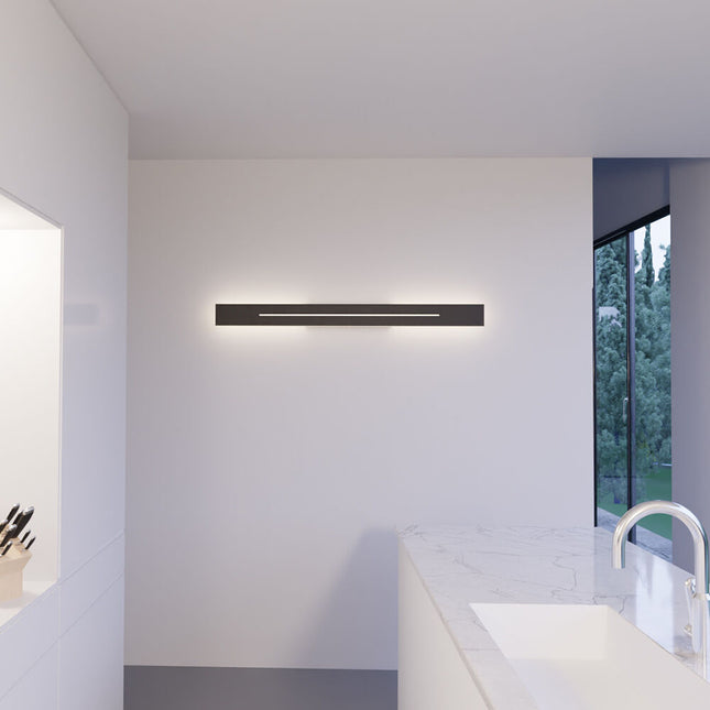 Braytron BH07-03501 LED Wall Light 20W, 1400lm 3000K, alumini i zi, ndriçim muror modern dhe efikas për shtëpi dhe biznese në Shqipëri.