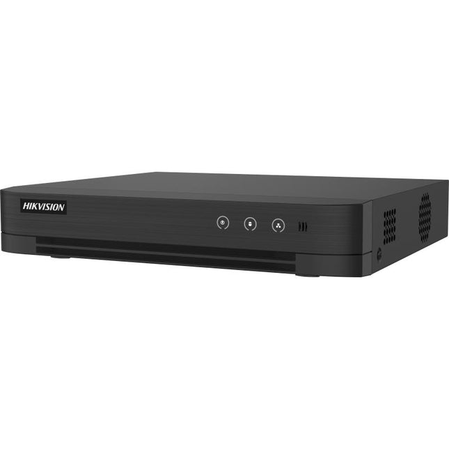DVR Hikvision iDS-7204HUHI-M1/T AcuSense 4 Kanale me Deep Learning AI, Human & Vehicle Classification, Motion Detection 2.0, Perimeter Protection, Face Detection, H.265 Pro+, mbështetje deri në 8 kamera IP 8MP, HDD deri në 10TB, Hik-Connect, DVR profesional për sisteme sigurie në Shqipëri | AlbaStore