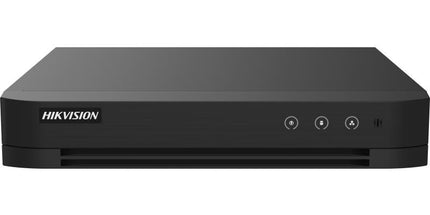 DVR Hikvision iDS-7208HUHI-M1/T AcuSense 8 Kanale me Deep Learning AI, Human & Vehicle Classification, Motion Detection 2.0, Perimeter Protection, Face Detection, H.265 Pro+, mbështetje deri në 16 kamera IP 8MP, HDMI 4K, HDD deri në 10TB, Hik-Connect, DVR profesional për sisteme sigurie në Shqipëri | AlbaStore