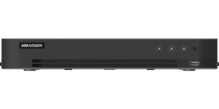 DVR Hikvision iDS-7216HUHI-M1/T AcuSense 16 Kanale me Deep Learning AI, Human & Vehicle Classification, Motion Detection 2.0, Perimeter Protection, Face Detection, H.265 Pro+, mbështetje deri në 32 kamera IP 8MP, HDMI 4K, HDD deri në 10TB, Hik-Connect, DVR profesional për sisteme sigurie në Shqipëri | AlbaStore 