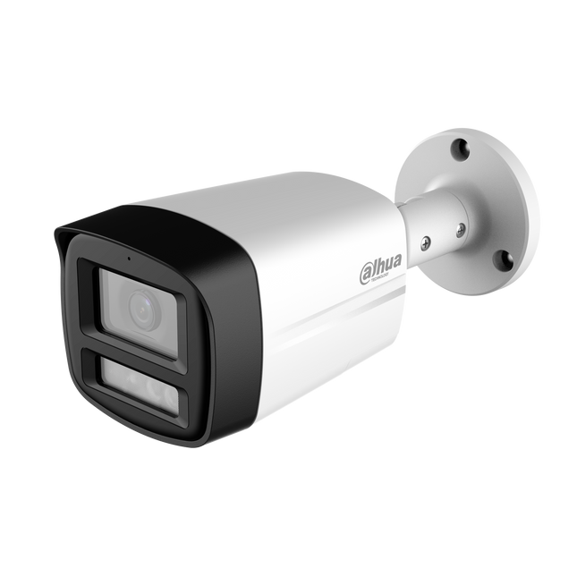 Dahua DH-HAC-HFW1200TLM-IL-T kamera 2MP Smart Dual Light 40m me Audio IP67 në Shqipëri