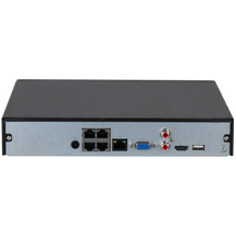 Dahua NVR2104HS-P-4KS3 NVR 4 kanale PoE 4K për kamera sigurie në Shqipëri