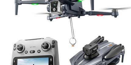 Dron K18 MAX 4K me kamerë 48MP, WiFi 5G, motor Brushless, distancë kontrolli deri në 700 metra, ekran 4.5 inç në telekomandë, shmangie inteligjente të pengesave, bateri 2200 mAh dhe fluturim deri në 20 minuta, ideal për fotografi dhe video ajrore në Shqipëri.