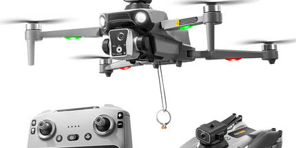 Dron K19 MAX 4K me GPS, WiFi 5G, motorë Brushless, transmetim deri në 2 km, kamerë 4K, pozicionim Optical Flow, kontroll me aplikacion dhe telekomandë, kohë fluturimi 20–30 minuta, ideal për fotografi dhe video ajrore profesionale në Shqipëri. 