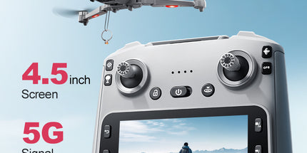 Dron K19 MAX 4K me GPS, WiFi 5G, motorë Brushless, transmetim deri në 2 km, kamerë 4K, pozicionim Optical Flow, kontroll me aplikacion dhe telekomandë, kohë fluturimi 20–30 minuta, ideal për fotografi dhe video ajrore profesionale në Shqipëri. 