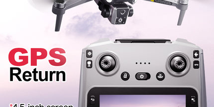 Dron K19 MAX 4K me GPS, WiFi 5G, motorë Brushless, transmetim deri në 2 km, kamerë 4K, pozicionim Optical Flow, kontroll me aplikacion dhe telekomandë, kohë fluturimi 20–30 minuta, ideal për fotografi dhe video ajrore profesionale në Shqipëri. 