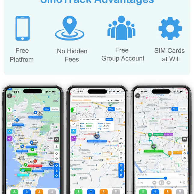 GPS makine SinoTrack ST-901A me relay për ndalje motori, gps makine me aplikacion në telefon dhe gjurmim real time