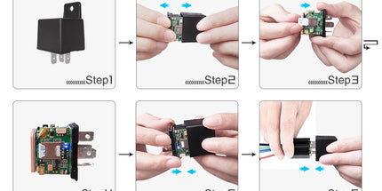 GPS makine me relay për ndalje motori nga telefoni, gps kundër vjedhjes për makinë me engine cut off dhe gjurmim në kohë reale