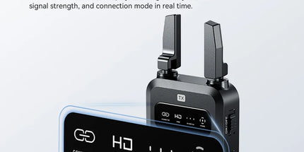 HDMI Wireless 200m Full HD 1080P Vention ADU me transmetues dhe marrës, 1080P 60Hz, frekuencë 5.8GHz dhe lidhje HDMI USB-C.