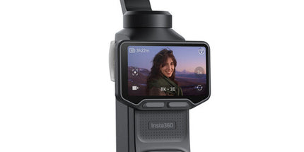 Kamerë Gimbal 8K Insta360 Luna Ultra Standard Combo me video 8K 30fps, dy lente, sensorë CMOS 1" dhe 1/1.3", ekran OLED 2" dhe Triple AI Chip.