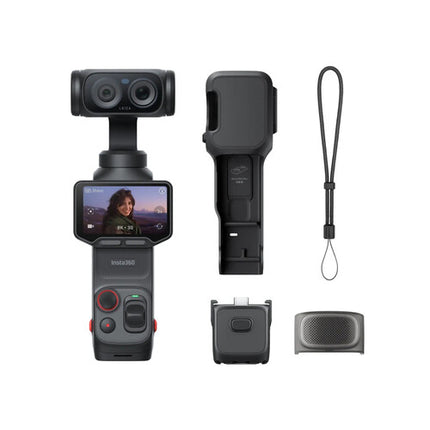 Kamerë Gimbal 8K Insta360 Luna Ultra Standard Combo me video 8K 30fps, dy lente, sensorë CMOS 1" dhe 1/1.3", ekran OLED 2" dhe Triple AI Chip.