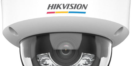 Kamerë IP 6MP Hikvision DS-2CD1167G2H-LIU Dome ColorVu, Smart Hybrid Light 30m, mikrofon dhe PoE.