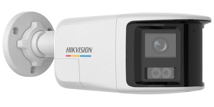 Kamerë IP 6MP Hikvision DS-2CD1T67G2HP-LIUF ColorVu, pamje 180°, Smart Hybrid Light 30m, audio dy drejtime dhe IP67.
