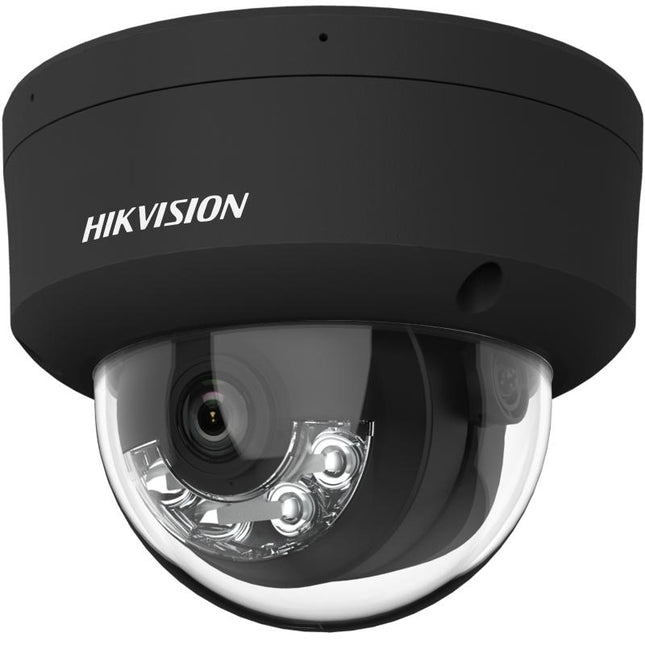 Kamerë IP 6MP Hikvision DS-2CD2163G2-LI Dome AcuSense, Smart Hybrid Light 30m, PoE dhe IP67.