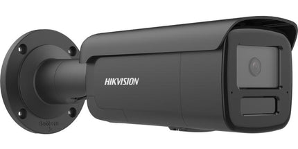 Kamerë IP Bullet Hikvision AcuSense DS-2CD2T46G2H-IS2U/S(L)(RB) 4MP me alarm stroboskopik dhe sirenë zanore, audio dykahëshe, mikrofon të dyfishtë, altoparlant të integruar, zbulim inteligjent të njerëzve dhe automjeteve, WDR 120 dB, H.265+, IP67 dhe mbështetje për kartë microSD deri në 512GB, ideale për siguri profesionale në Shqipëri.