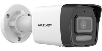 Kamerë IP Bullet Hikvision DS-2CD1043G2-LIUF 4MP me Smart Hybrid Light, Human & Vehicle Detection, mikrofon të integruar, H.265+, PoE, mbështetje për kartë microSD deri në 512GB, mbrojtje IP67, ideale për monitorim profesional të shtëpive dhe bizneseve në Shqipëri. 