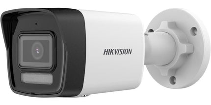 Kamerë IP Bullet Hikvision DS-2CD1043G2-LIUF 4MP me Smart Hybrid Light, Human & Vehicle Detection, mikrofon të integruar, H.265+, PoE, mbështetje për kartë microSD deri në 512GB, mbrojtje IP67, ideale për monitorim profesional të shtëpive dhe bizneseve në Shqipëri. 