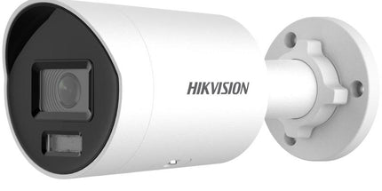 Kamerë IP Hikvision ColorVu DS-2CD2047G2H-LI 4MP me Smart Hybrid Light, ndriçim deri në 40 metra, WDR 130 dB, mikrofon të integruar, H.265+, zbulim inteligjent të njerëzve dhe automjeteve, mbrojtje IP67, ideale për monitorim profesional të shtëpive dhe bizneseve në Shqipëri. 