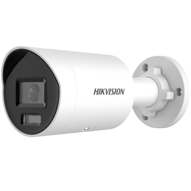 Kamerë IP Hikvision ColorVu DS-2CD2047G2H-LI 4MP me Smart Hybrid Light, ndriçim deri në 40 metra, WDR 130 dB, mikrofon të integruar, H.265+, zbulim inteligjent të njerëzve dhe automjeteve, mbrojtje IP67, ideale për monitorim profesional të shtëpive dhe bizneseve në Shqipëri. 