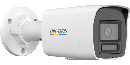 Kamerë IP Hikvision DS-2CD1047G3H-LIUF ColorVu 3.0 4MP me pamje me ngjyra 24/7, HikAI-ISP, Smart Hybrid Light, Motion Detection 3.0 për persona dhe automjete, mikrofon të integruar, H.265+, PoE, mbështetje microSD deri në 512GB dhe mbrojtje IP67, ideale për biznese dhe shtëpi në Shqipëri.