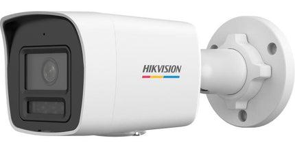 Kamerë IP Hikvision DS-2CD1047G3H-LIUF ColorVu 3.0 4MP me pamje me ngjyra 24/7, HikAI-ISP, Smart Hybrid Light, Motion Detection 3.0 për persona dhe automjete, mikrofon të integruar, H.265+, PoE, mbështetje microSD deri në 512GB dhe mbrojtje IP67, ideale për biznese dhe shtëpi në Shqipëri.