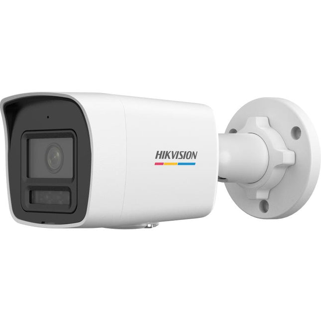 Kamerë IP Hikvision DS-2CD1047G3H-LIUF ColorVu 3.0 4MP me pamje me ngjyra 24/7, HikAI-ISP, Smart Hybrid Light, Motion Detection 3.0 për persona dhe automjete, mikrofon të integruar, H.265+, PoE, mbështetje microSD deri në 512GB dhe mbrojtje IP67, ideale për biznese dhe shtëpi në Shqipëri.