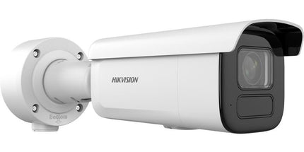 Kamerë IP Hikvision DS-2CD3643G2-IZSU(B) 4MP AcuSense me lente motorike 2.7–13.5 mm, IR deri në 60 metra, mikrofon të integruar, WDR 120 dB, H.265+, IP67, IK10 dhe mbështetje për kartë microSD deri në 512GB, ideale për biznese, magazina dhe sisteme sigurie në Shqipëri.