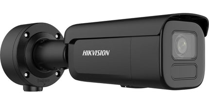 Kamerë IP Hikvision DS-2CD3643G2-IZSU(B) 4MP AcuSense me lente motorike 2.7–13.5 mm, IR deri në 60 metra, mikrofon të integruar, WDR 120 dB, H.265+, IP67, IK10 dhe mbështetje për kartë microSD deri në 512GB, ideale për biznese, magazina dhe sisteme sigurie në Shqipëri.