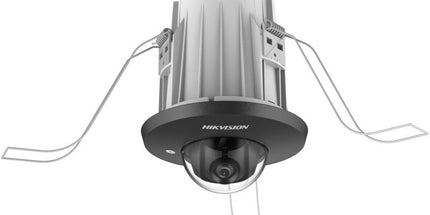 Kamerë IP Mini Dome Hikvision AcuSense DS-2CD2E43G2-U 4MP për montim në tavan, me AcuSense për dallimin e njerëzve dhe automjeteve, mikrofon të integruar, WDR 120 dB, kompresim H.265+, mbështetje për kartë microSD deri në 512GB dhe PoE, ideale për monitorim profesional të ambienteve të brendshme në Shqipëri. 
