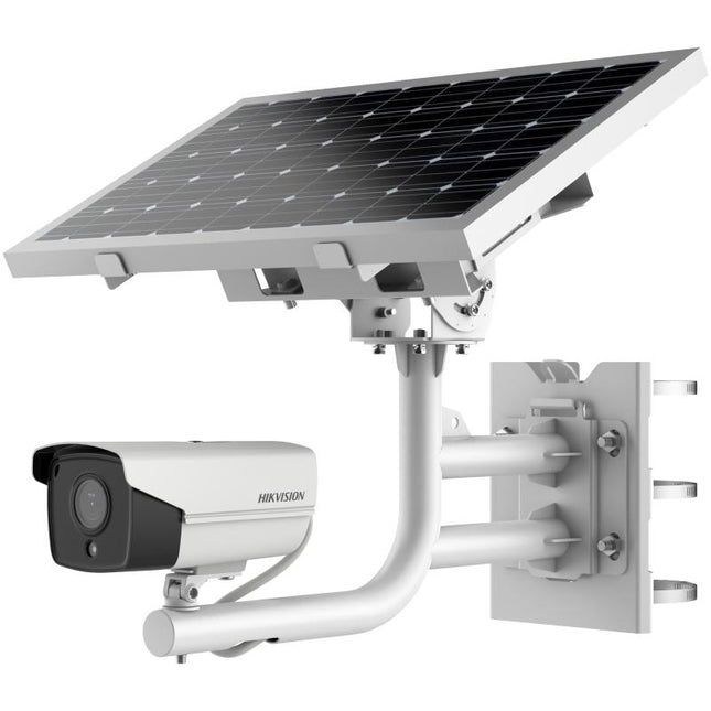 Kamerë Sigurie 2MP 4G Hikvision DS-2XS6A25G0-I/CH20S40, panel diellor 40W, bateri 20Ah, IR 30m, IP67.