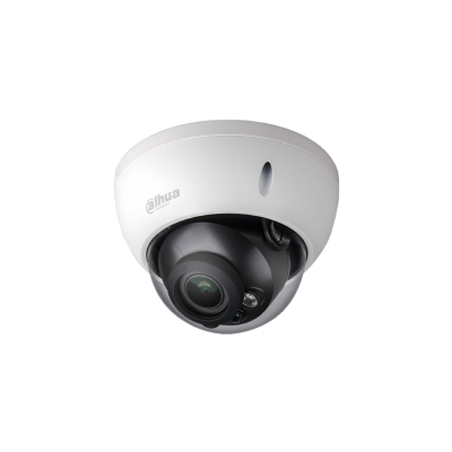 Kamerë Sigurie 2MP Analoge Dome Dahua HAC-HDBW1200R-Z me lente motorike 2.7-12mm, infra të kuqe 30m, Full HD 1080P, IP67 dhe IK10.