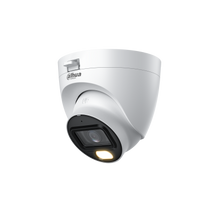 Kamerë Sigurie 2MP Analoge Dome Dahua HAC-HDW1239TLQP-LED S3 Full Color me pamje me ngjyra 24/7, Smart Light+ 30m, WDR 130dB, Super Adapt dhe IP67.