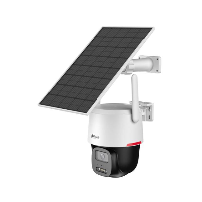 Kamerë Sigurie 3MP 4G Solare PTZ Dahua Apollo BP3EW-4G me panel diellor 8W, bateri 36Wh, AOV 24/7, AI, audio dy-drejtimëshe dhe IP66.