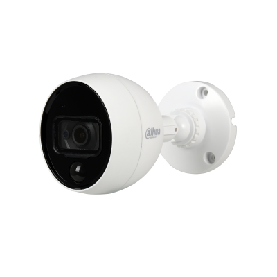 Kamerë Sigurie 4MP Analoge Bullet Dahua HAC-ME1400B-PIR me sensor PIR 10m, kënd zbulimi 110°, Smart IR 20m, lente 2.8mm dhe mbrojtje IP67.