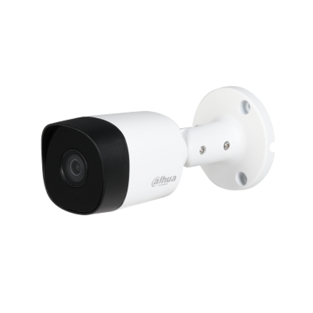Kamerë Sigurie 5MP Analoge Dahua HAC-B2A51 Cooper Series Bullet, Smart IR 20m, lente 3.6mm, teknologji HDCVI, trup alumini dhe mbrojtje IP67 për ambiente të jashtme dhe të brendshme.