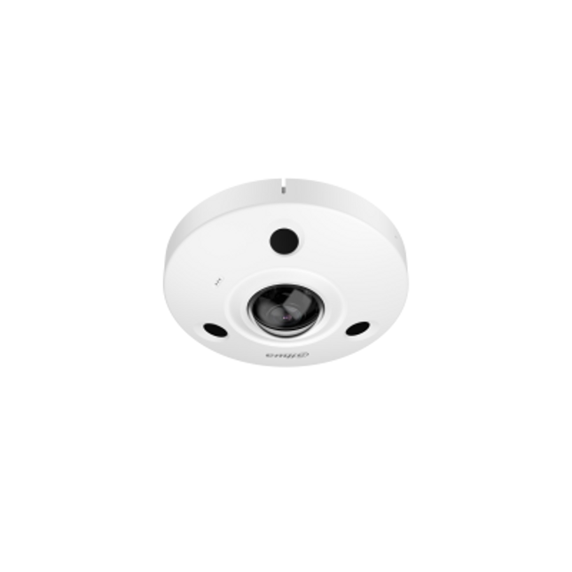 Kamerë Sigurie IP 12MP Dahua IPC-EBW81230 Fisheye 360°, mikrofon, Smart IR 10m, PoE dhe IP67 IK10.