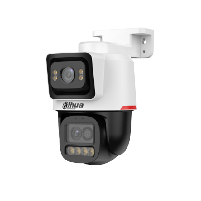 Kamerë Sigurie IP 4MP+2MP PT Dahua DH-IPC-PTS2449C-4E3Z-S-PV-PRO me WizColor, 6x Hybrid Zoom, SMD 3.0, Auto Tracking, PoE dhe IP66.