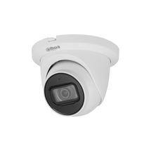 Kamerë Sigurie IP 4MP Dahua IPC-HDW3449TMP-AS-NI Full Color WizSense me mikrofon, pamje me ngjyra natën, AI SMD Plus, WDR 120dB, PoE, microSD 256GB dhe mbrojtje IP67.