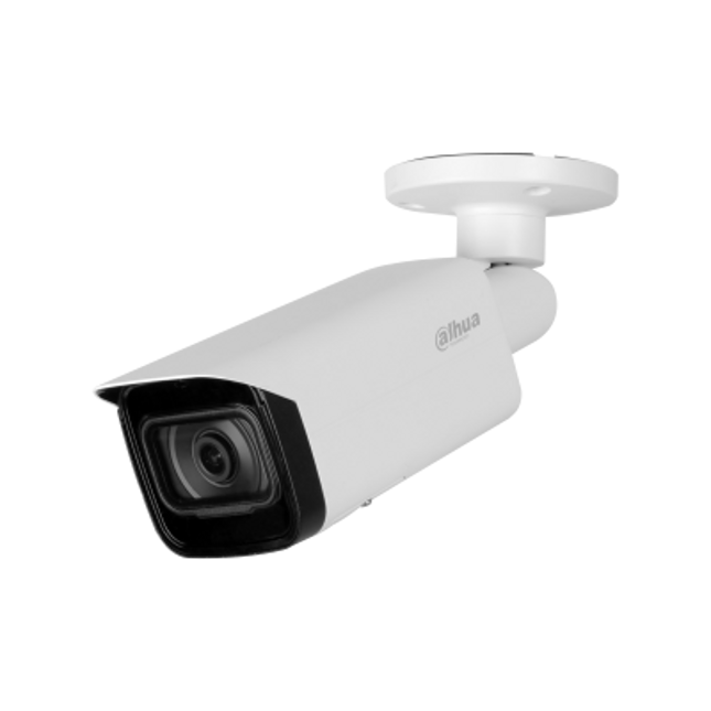 Kamerë Sigurie IP 4MP Dahua IPC-HFW5442T-ASE S3 WizMind Bullet me mikrofon, Smart IR 80m, AI-ISP Deeplight, WDR 140dB, numërim personash, PoE/ePoE, microSD 1TB dhe mbrojtje IP67 IK10.